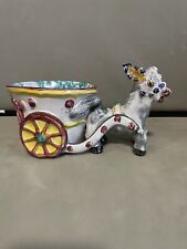 Vintage Mid Century Donkey Planter Studio Pottery 