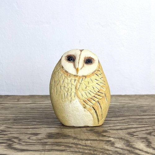 Carved stone decorative owl - decorative,