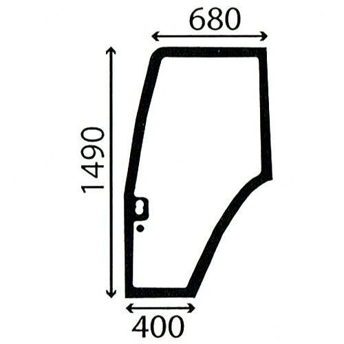 Door glass for - door,