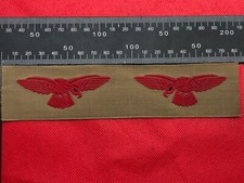 Original WW2 British RAF Tropical Royal Air Force Unissued Shoulder Eagle Badges