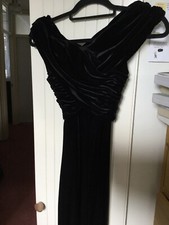 Black Elegant Velvet Dress
