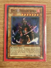 Yu-gi-oh STON-EN013 Great Shogun Shien 1st Edition Ultra Rare Near Mint card