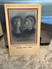 ANTIQUE 1906 LENTICULAR POST