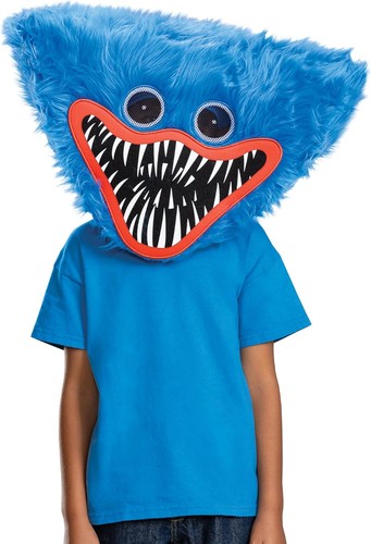 Huggy wuggy plush mask - plush, poppy