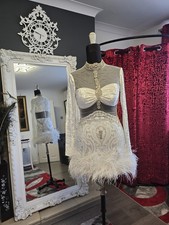 Stretch Velvet Mini Dress With