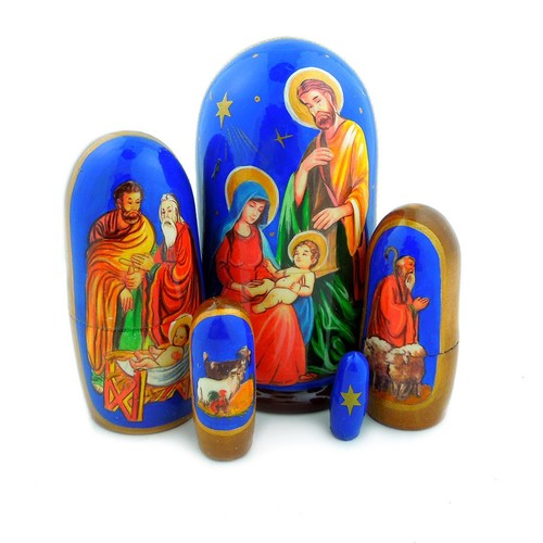 Nesting matryoshka dolls set - nesting,