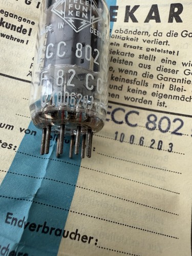 Ecc802s telefunken tube - ecc802s,