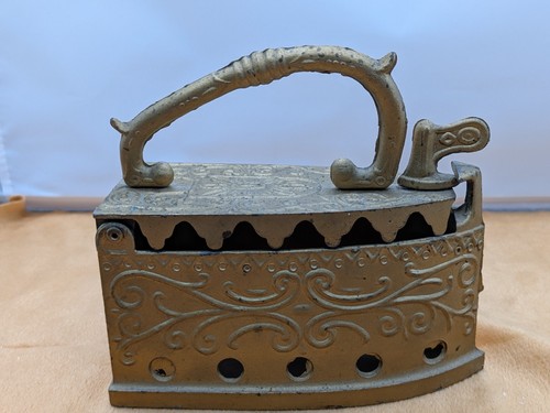 Antique victorian brass coal - brass,