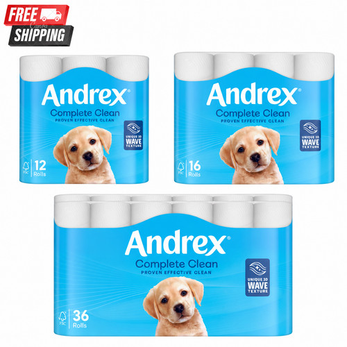 Andrex complete clean toilet - andrex,