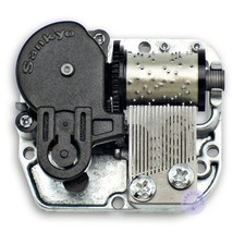 Music box parts mechanism - mechanism, grey
