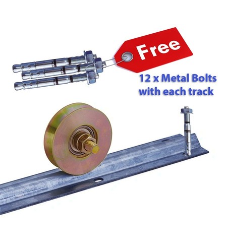 Groove sliding gate track - v,