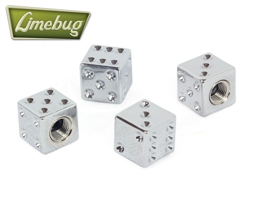 Chrome dice valve caps cap - valve,