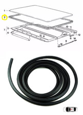 BMW E21 E30 318 320 325 M3 Coupe Sedan SUNROOF RUBBER SEAL GASKET 54121903725