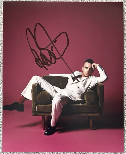 Robbie williams signed - robbie,