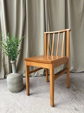 Vtg Mid Century Solid Beech