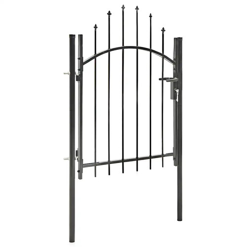 Garden gate steel barrier - steel,