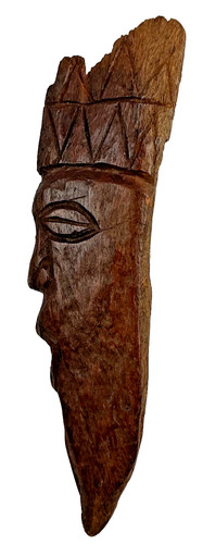 Hand carved wooden tribal - hand,