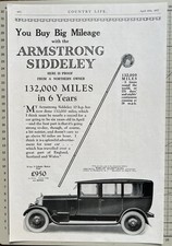 Armstrong Siddeley Cars - 1927