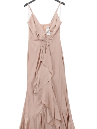 Jarlo maxi dress uk10 cream - maxi,