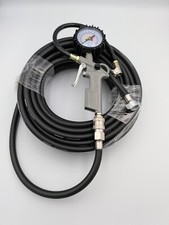 Tire Inflator Flexible Hose, Air line,20m, for HGV with Pressure Gauge Gun