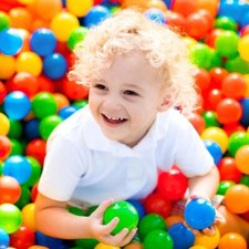 New Plastic Balls For Children For Ball Pits Kids Multi Coloured Toys Play Pool