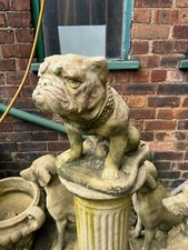 Garden Statues English Stone British Bulldog - Delivery Available 