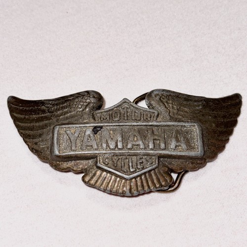 Yamaha belt buckle - buckle, vintage