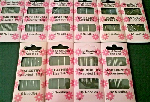Hand sewing needles - hand,