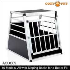 Aluminium Car Dog Cage Cozy