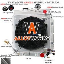 4 Row 62mm Radiator+Shroud