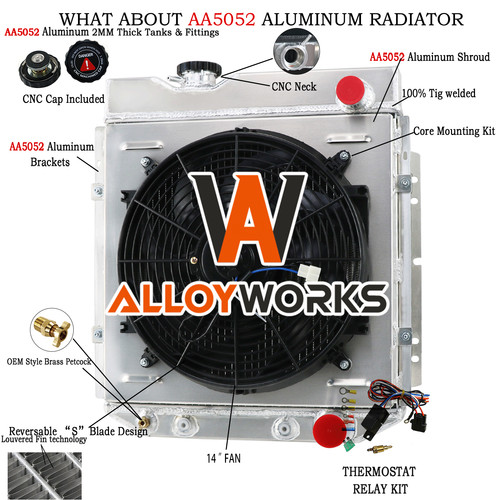 Rows 62mm radiator shroud - 4,