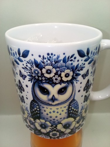 Cute owl mug 11oz - cute, dishwasher