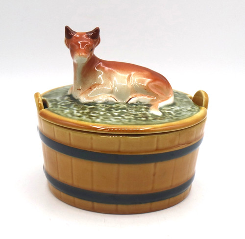 Lidded butter dish - lidded, with