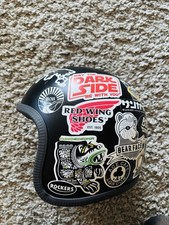 Davida Vintage Motorcycle Helmet Open Face Retro