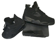 Air Jordan 4 Black Cat 2020 rare sneakers Uk Size 9  Eu 44  Us 10 Custom Set 
