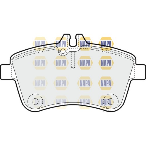 Brake pads set for mercedes - brake,