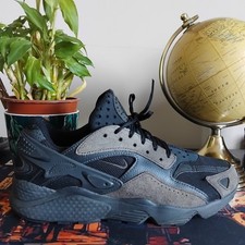 Nike Air Huarache Runner UK 8 Mens Trainers 'Black Ash Anthracite' Great...