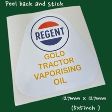 Regent gold tractor vaporising
