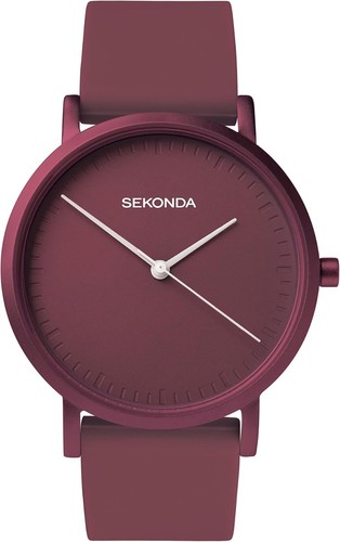 Sekonda ladies watch burgandy - ladies,
