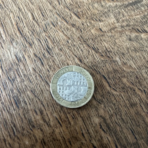 Rare pound coin - 2, 1707
