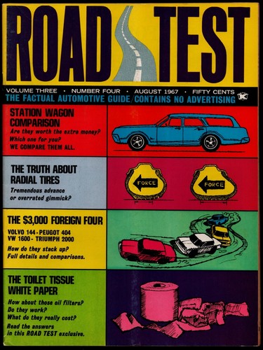 August 1967 road test - august,