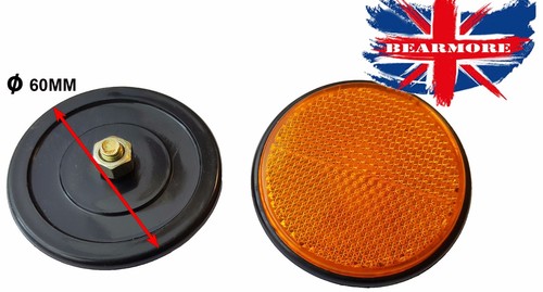 Orange round reflectors - round,