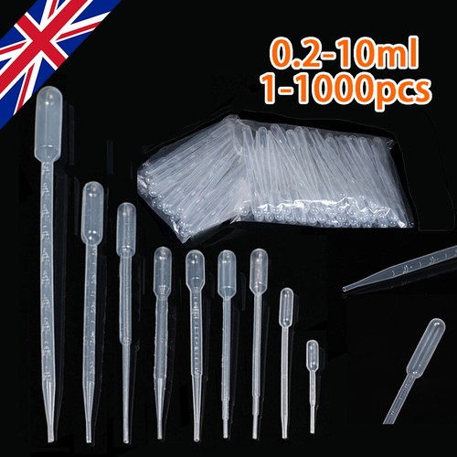Clear plastic pipettes - clear,