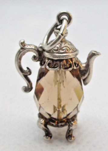Silver vintage charm bracelet - vintage,