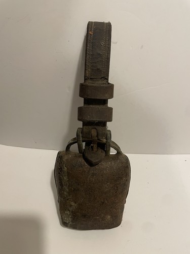 Antique very large cow bell - antique,