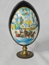 Russian Egg on  Stand Wooden