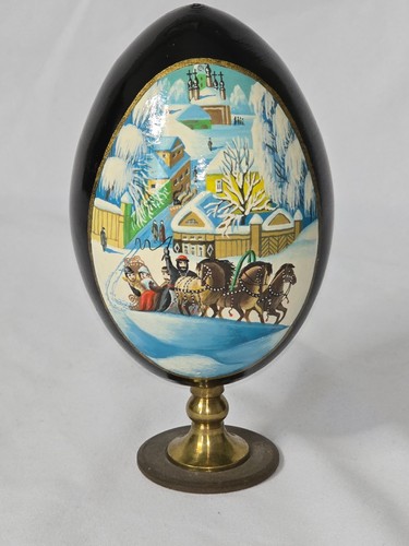 Russian egg stand - egg, wooden