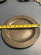 Antique English Pewter Plate