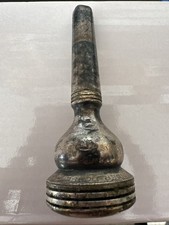 Trumpet mouth piece - trumpet, silver