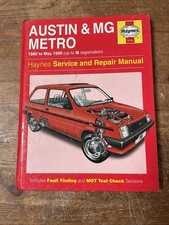 Haynes Austin MG Metro Service